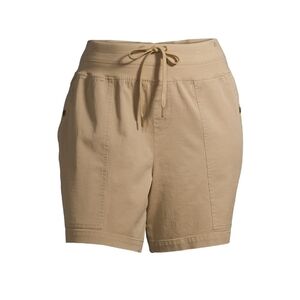 Terra & Sky NWT Women's Plus Size Utility Shorts Tan 656